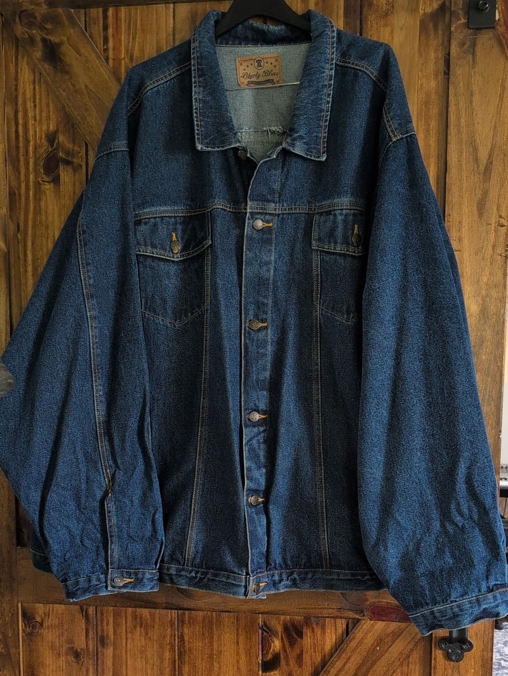 Liberty Blues Jean Jacket Sz 7XL Denim Cotton